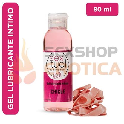 Gel lubricante sabor chicle 80ml